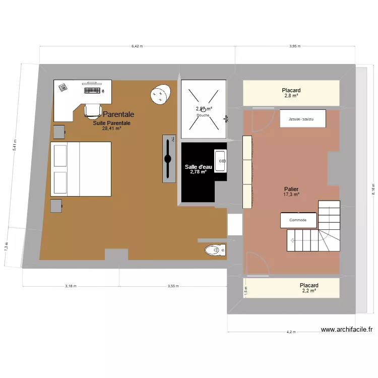 syfm. Floor plan with 17  and 192 m²