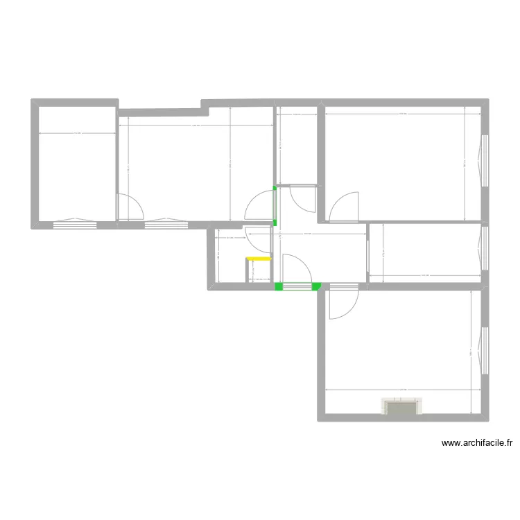 Travaux 3CP. Floor plan with Travaux 3CP. Floor plan with