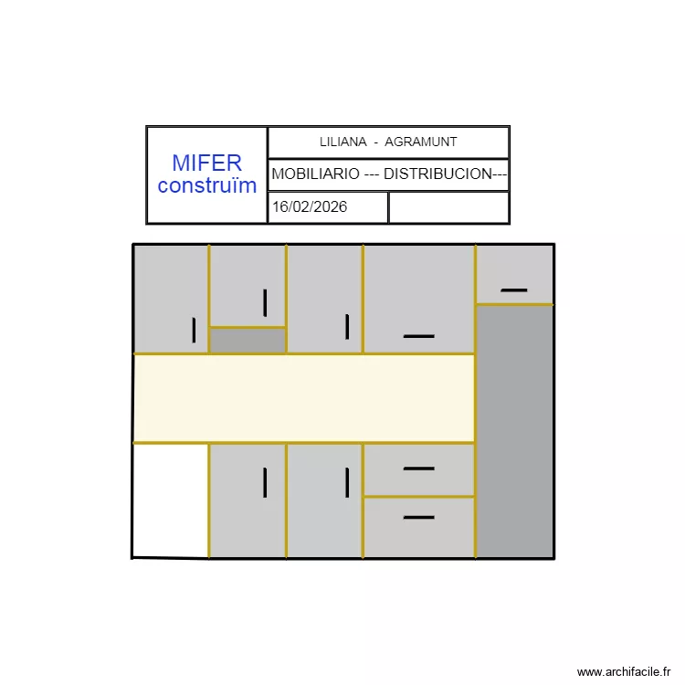 LILIANA GIL ---DISTRIBUCION ----. Floor plan with 12 rooms and 8 m²