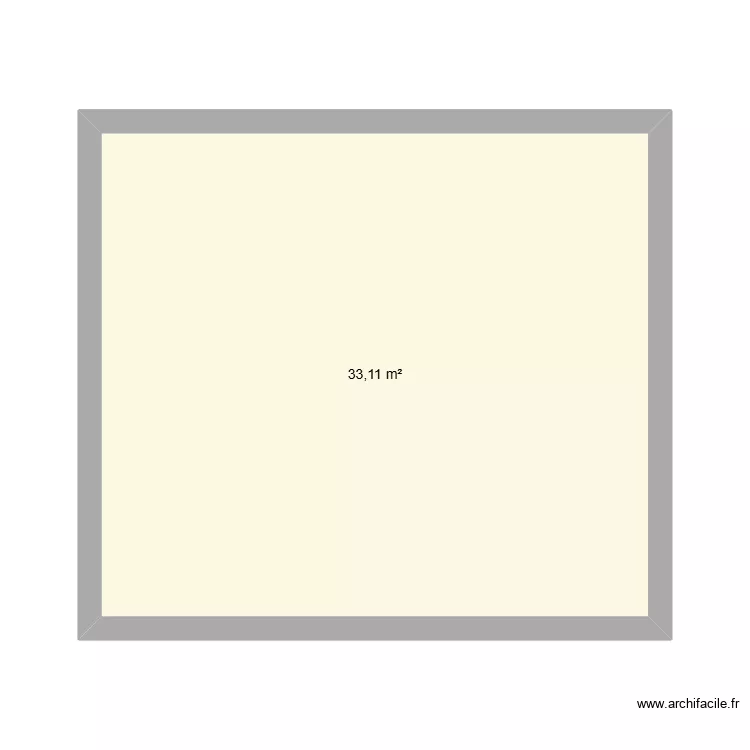 nnm0. Floor plan with 1  and 33 m²