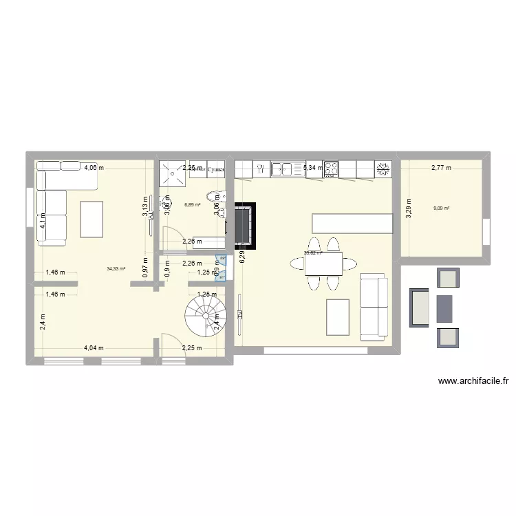 Наварія. Floor plan with 