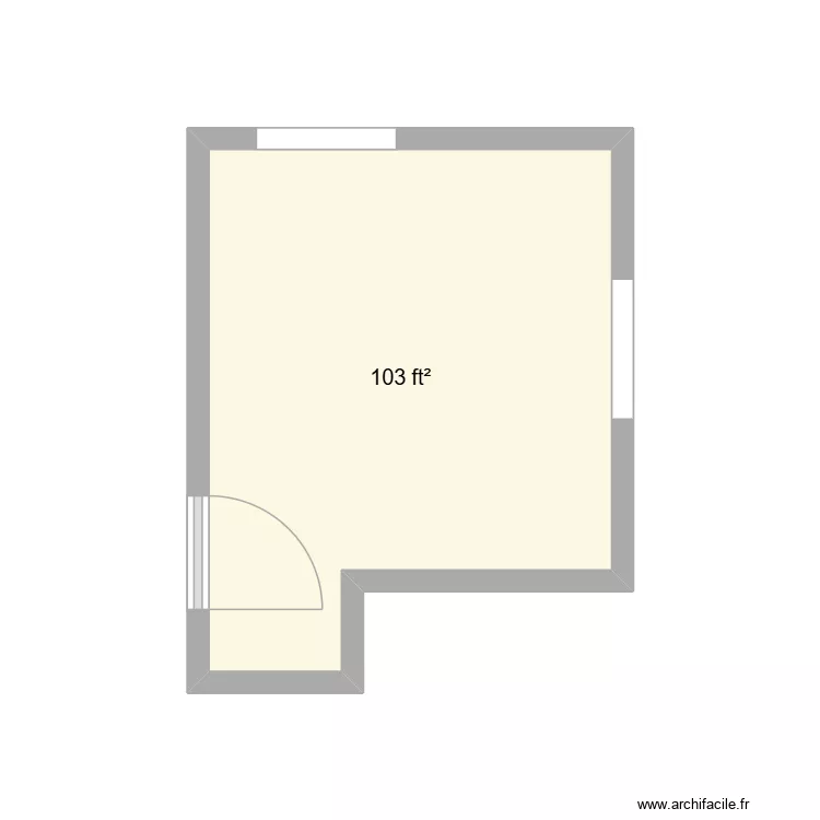 antoni\. Floor plan with 1  and 10 m²