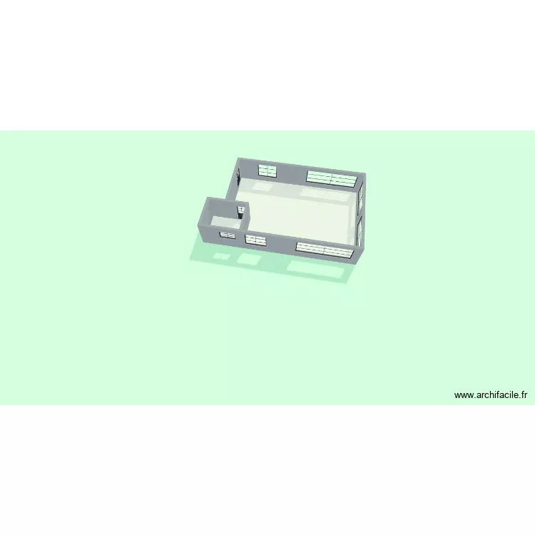 cuisine ISA. Floor plan with 