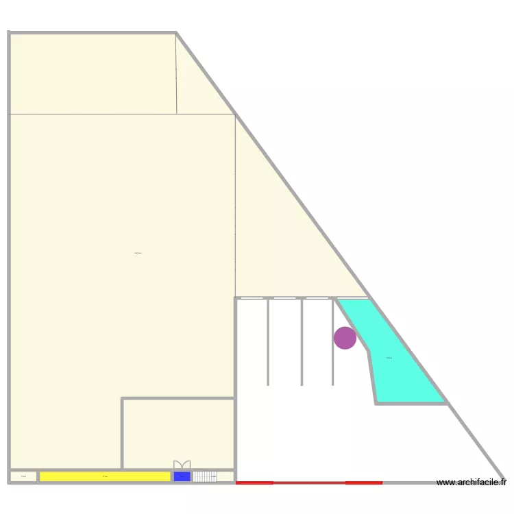 predio anhanguera. Floor plan with 6  and 1404 m²