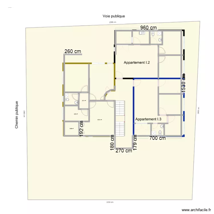 plan INSS PAR APPARTEMENT. Floor plan with 