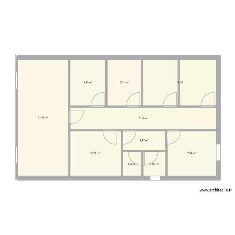 dedetizadora. Floor plan with 10 and 79 m² dedetizadora. Floor plan with 10 and 79 m²