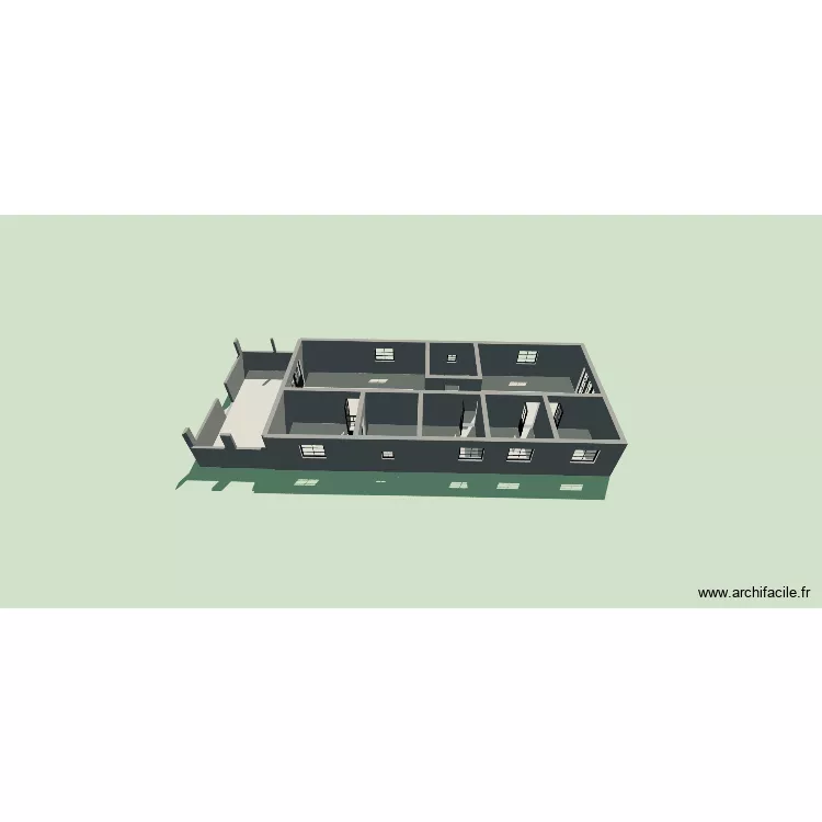 Casa Da Campina. Floor plan with 8  and 146 m²