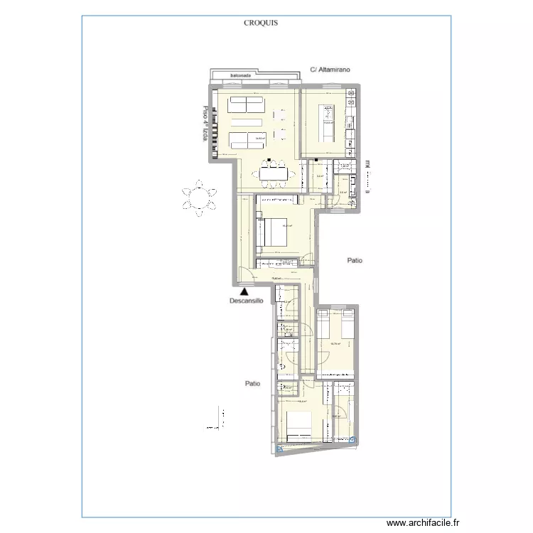 Altamirano 37 5.0. Floor plan with Altamirano 37 5.0. Floor plan with