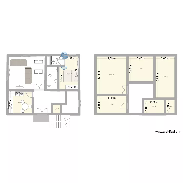Göynük Ev Plan-1. Floor plan with 9 Rooms and 86 m² Göynük Ev Plan-1. Floor plan with 9 Rooms and 86 m²