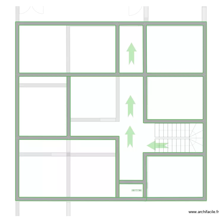 Office Evacuation Plan-1. Floor plan with 