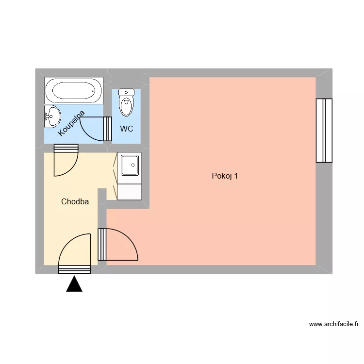 Hornick&aacute; 663, byt 2. Floor plan with 9  and 152 m²