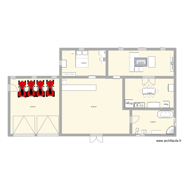 noahs house. Floor plan with 0 room and 0 m2