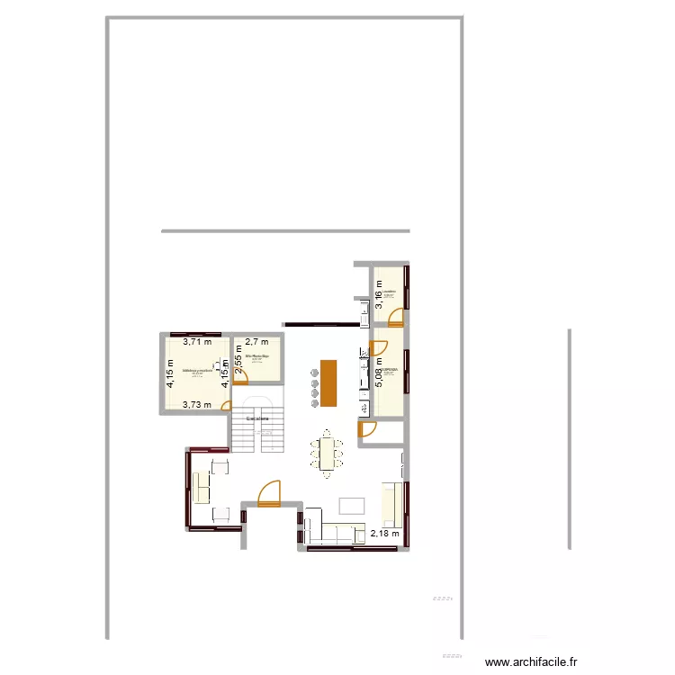 Casa en Distrito 52-VERSION 2. Floor plan with 4  and 37 m²