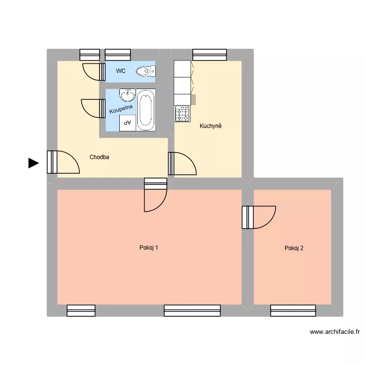 Na N&aacute;břež&iacute; 105, byt 2. Floor plan with 12  and 185 m²