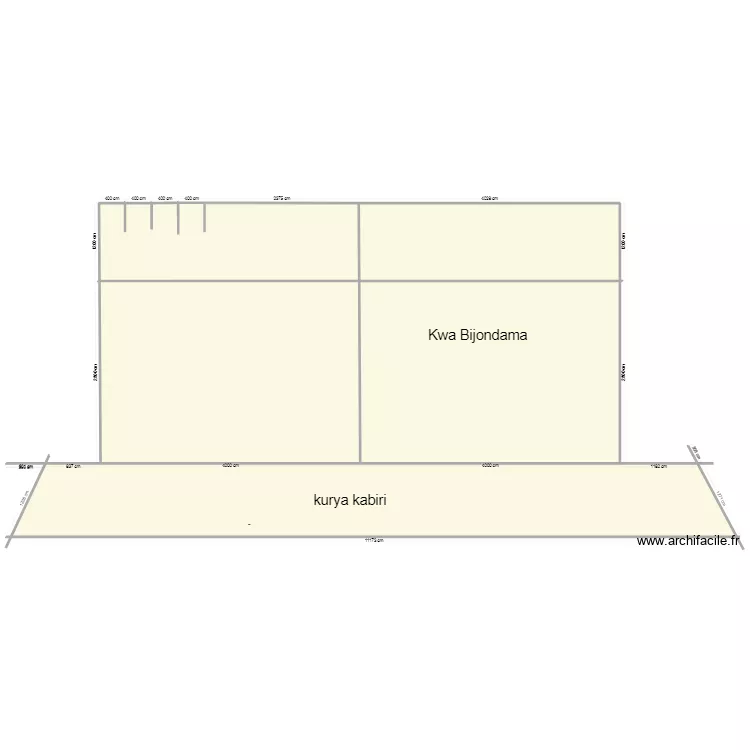 kigwena. Floor plan with 191 Rooms and 4249 m²