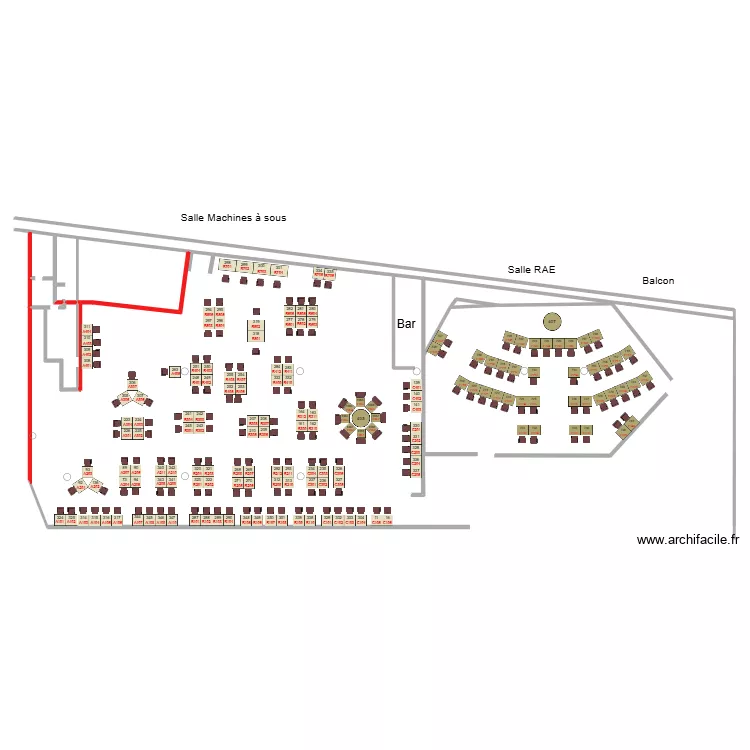 Plan au 30.06. Floor plan with 2  and 35 m²