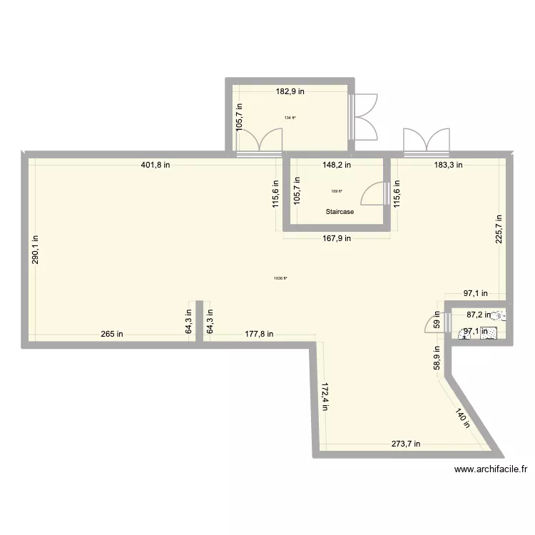 Christian. Floor plan with 3  and 175 m²