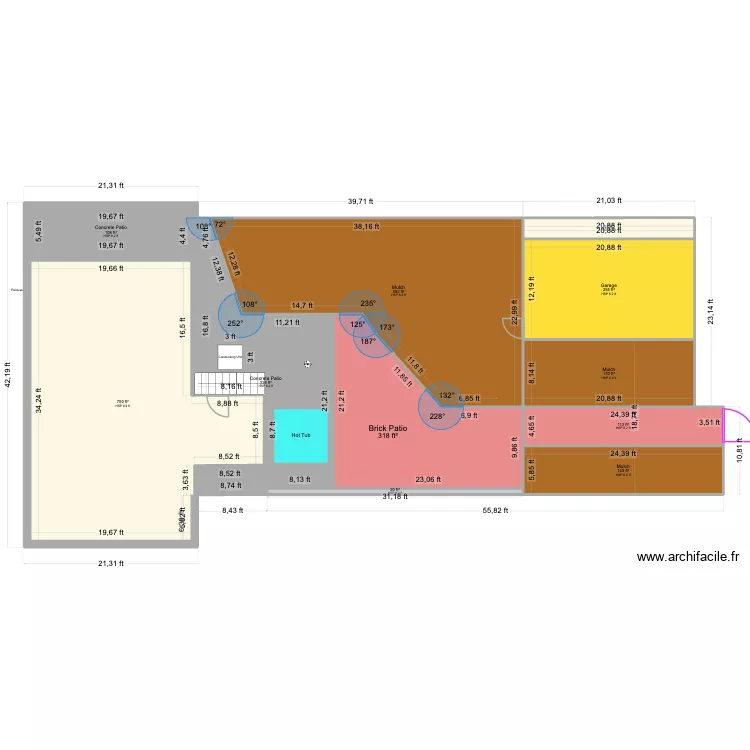 Backyard - 2026 clean hot. Floor plan with 11 and 265 m² Backyard - 2026 clean hot. Floor plan with 11 and 265 m²