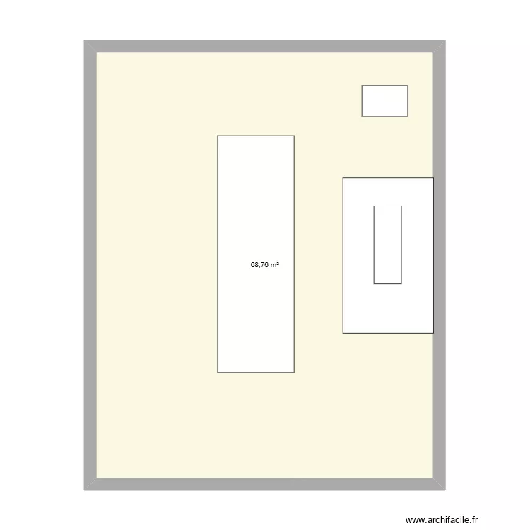 1174 -2. Floor plan with 1 and 69 m² 1174 -2. Floor plan with 1 and 69 m²