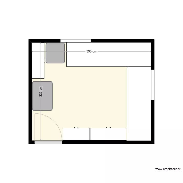 STK - Exam Store (Existing). Floor plan with 