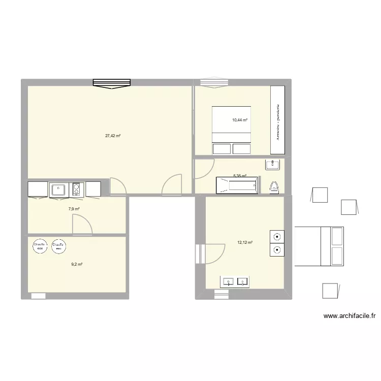 Basement3. Floor plan with 10 rooms and 133 m²
