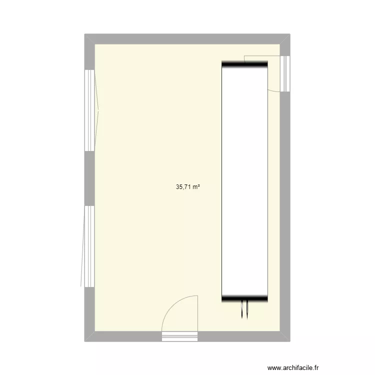 PLAN . Floor plan with 