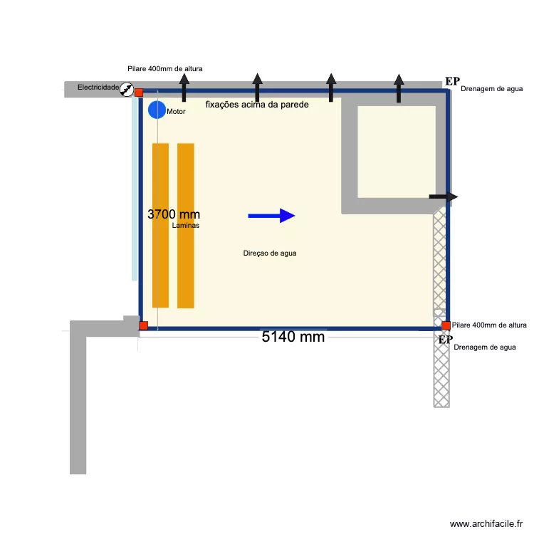JOAO ASCENCAO V2. Floor plan with 1 and 19 m² JOAO ASCENCAO V2. Floor plan with 1 and 19 m²
