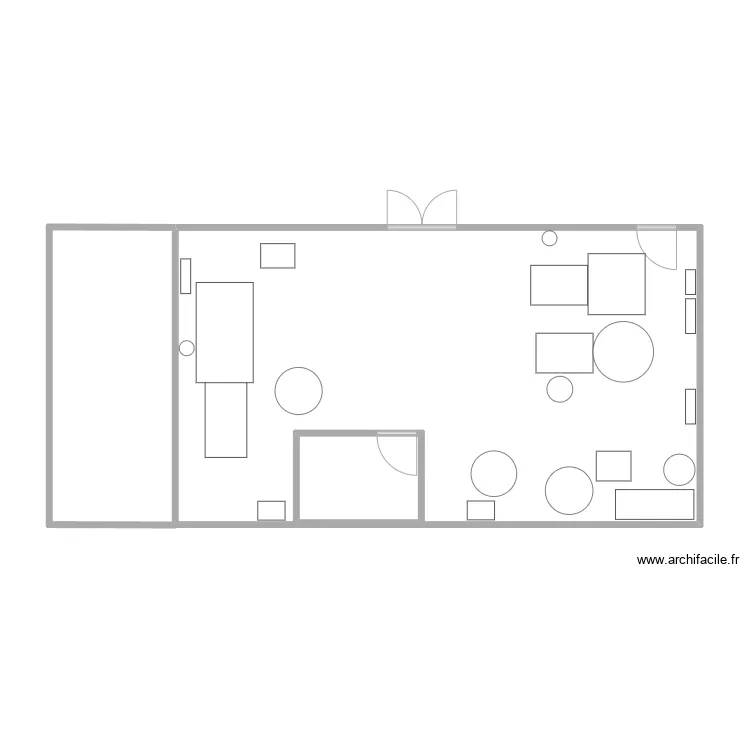 Tostadora. Floor plan with 