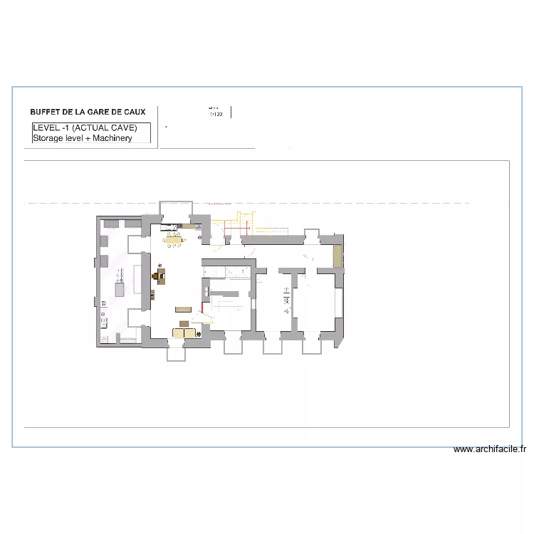 Floor plan -1 (1st). Floor plan with 