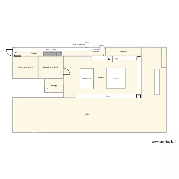 Myl&egrave;ne. Floor plan with 