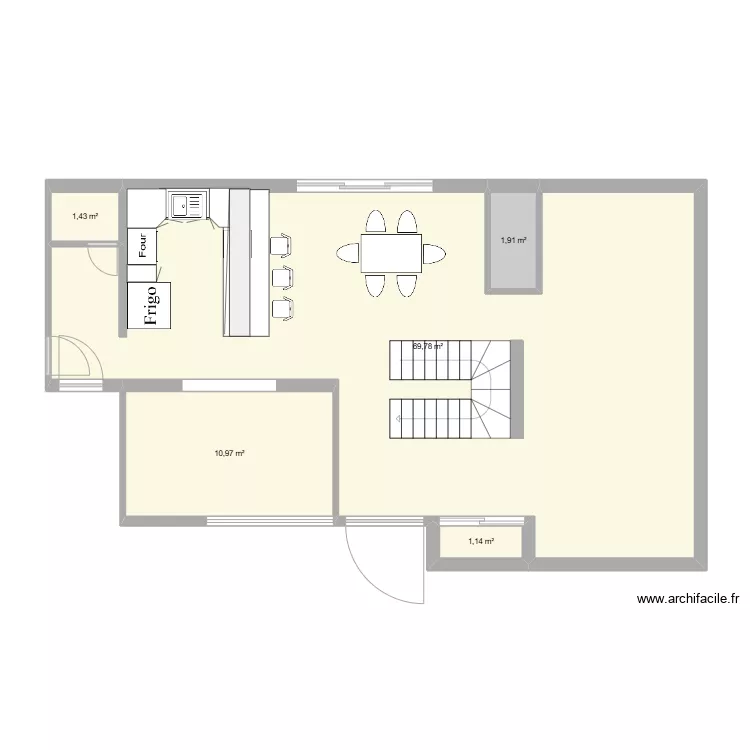 Maison 2024. Floor plan with 