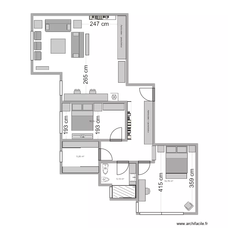 ATICO JM317. Floor plan with 