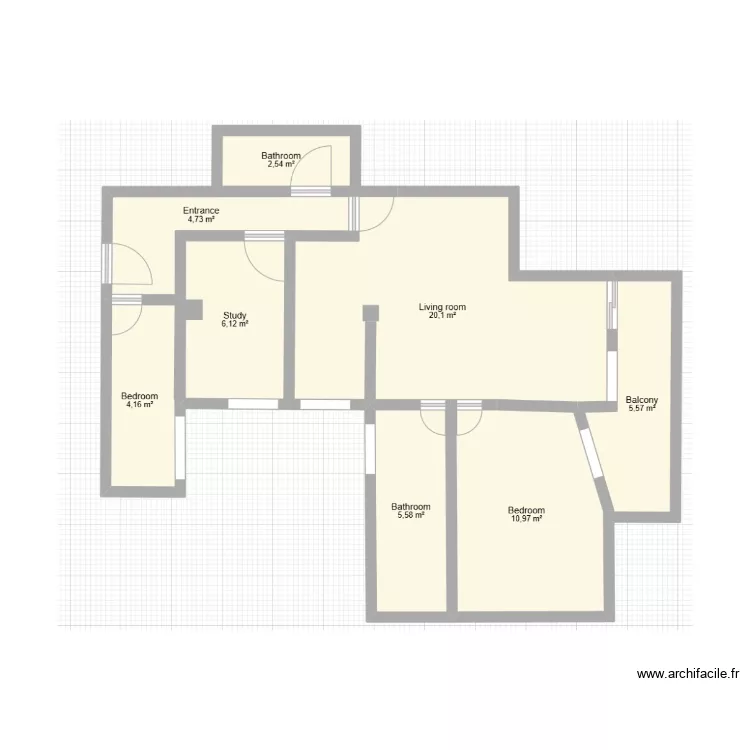 casa. Floor plan with 