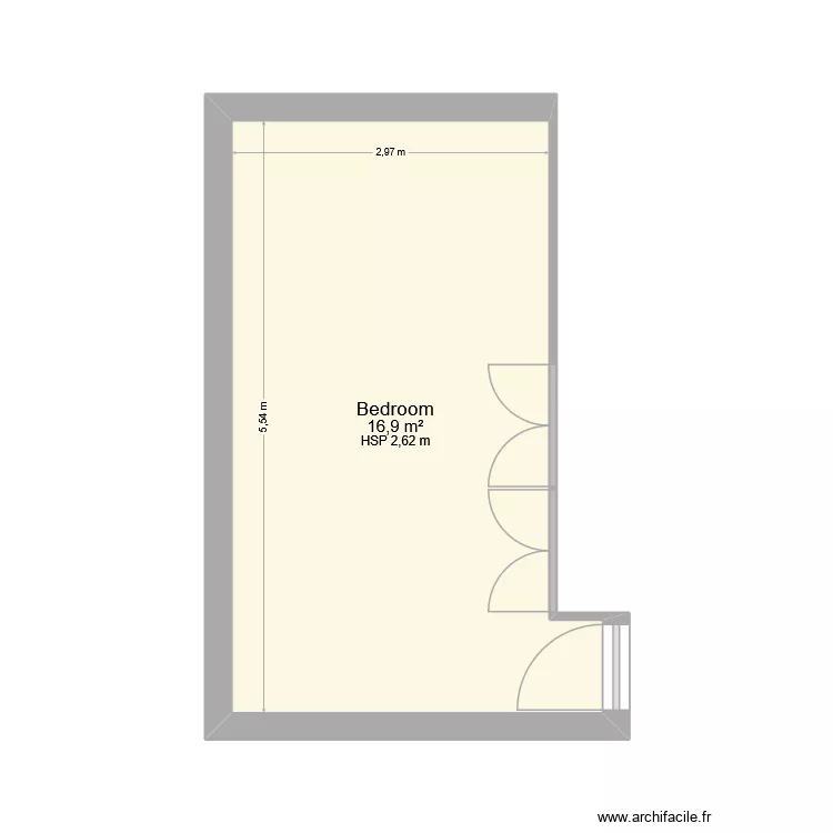Spare Room Original. Floor plan with 1 and 17 m² Spare Room Original. Floor plan with 1 and 17 m²