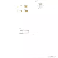 Plan coupe et façade ABRIS JARDIN Beral