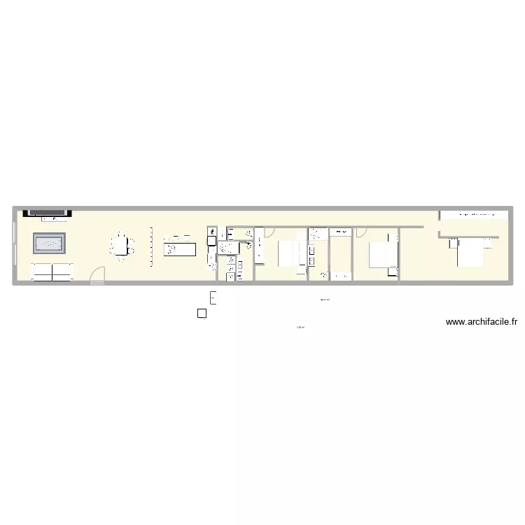 castello 45. Floor plan with 