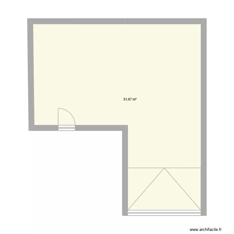 almacen 2. Floor plan with 1  and 52 m²