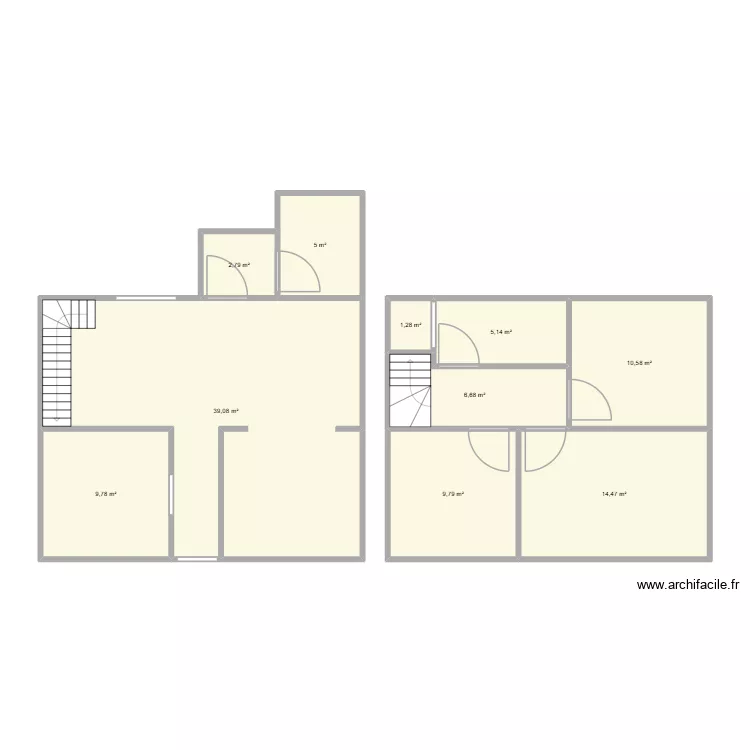ev plan kapili. Floor plan with 10  and 105 m²