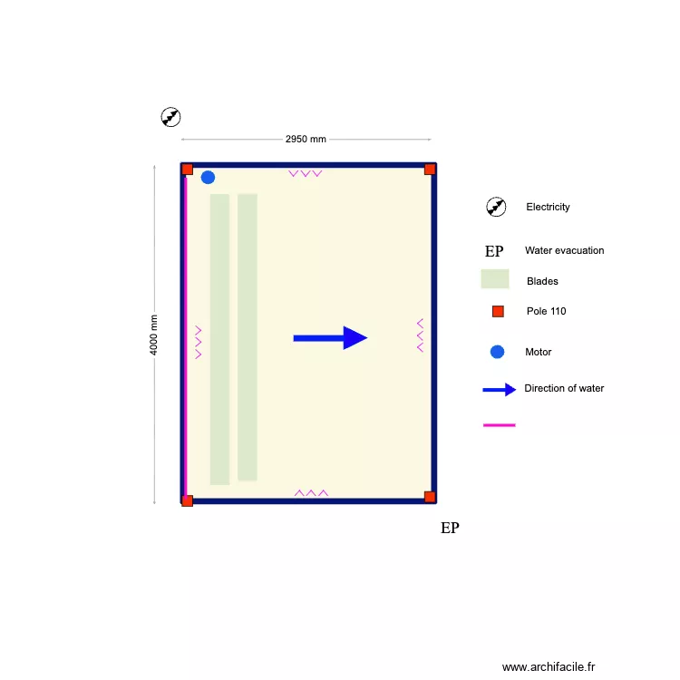Marta Pinto. Floor plan with 1 Room and 11 m²