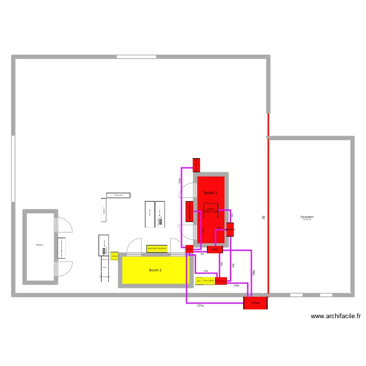 Plasma  cabos. Floor plan with 