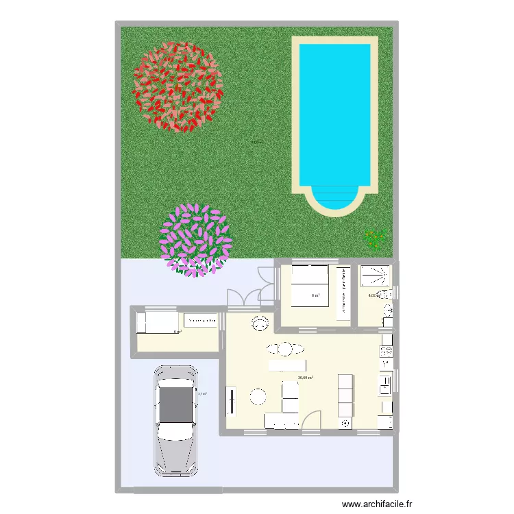 uno. Floor plan with 6 and 84 m² uno. Floor plan with 6 and 84 m²