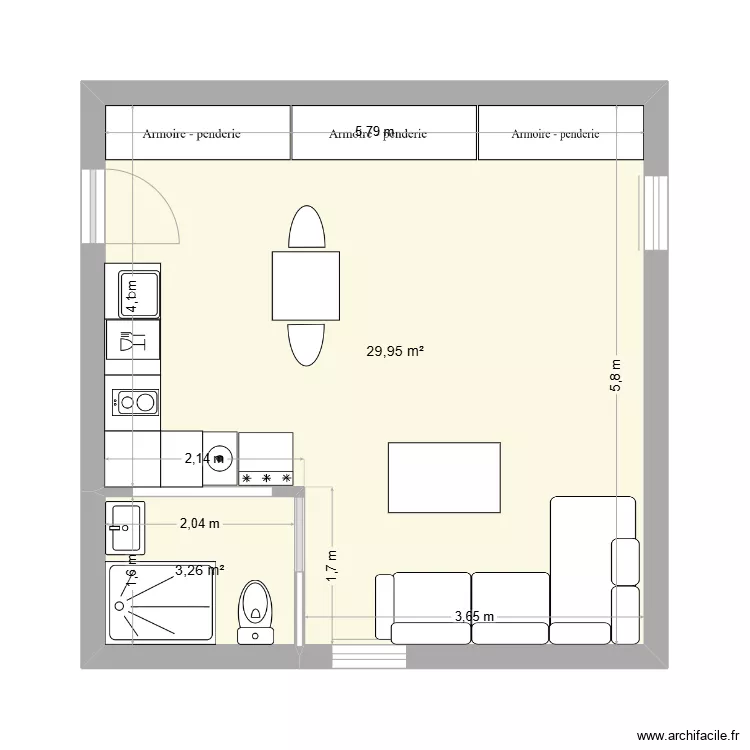 Zoi. Floor plan with 