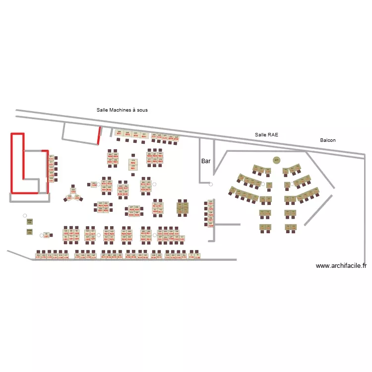 Plan au 14.10. Floor plan with Plan au 14.10. Floor plan with