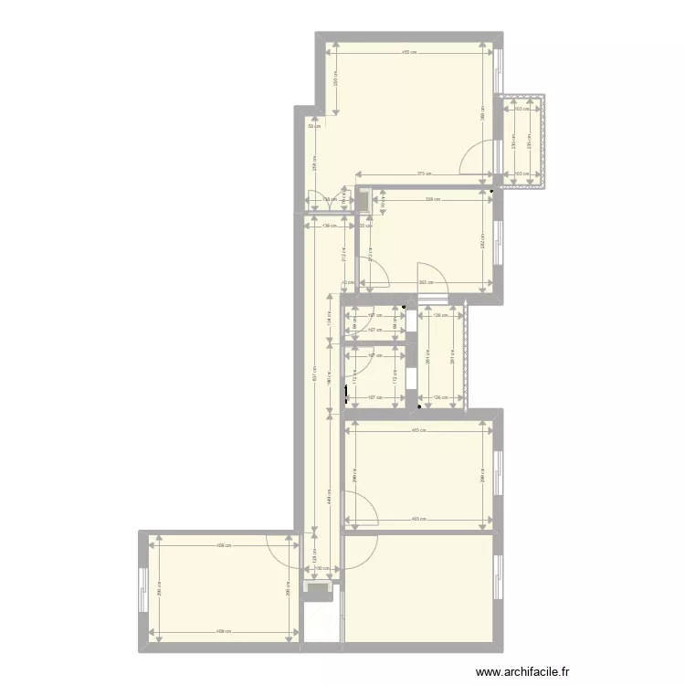Fouzi K friend annaba. Floor plan with 