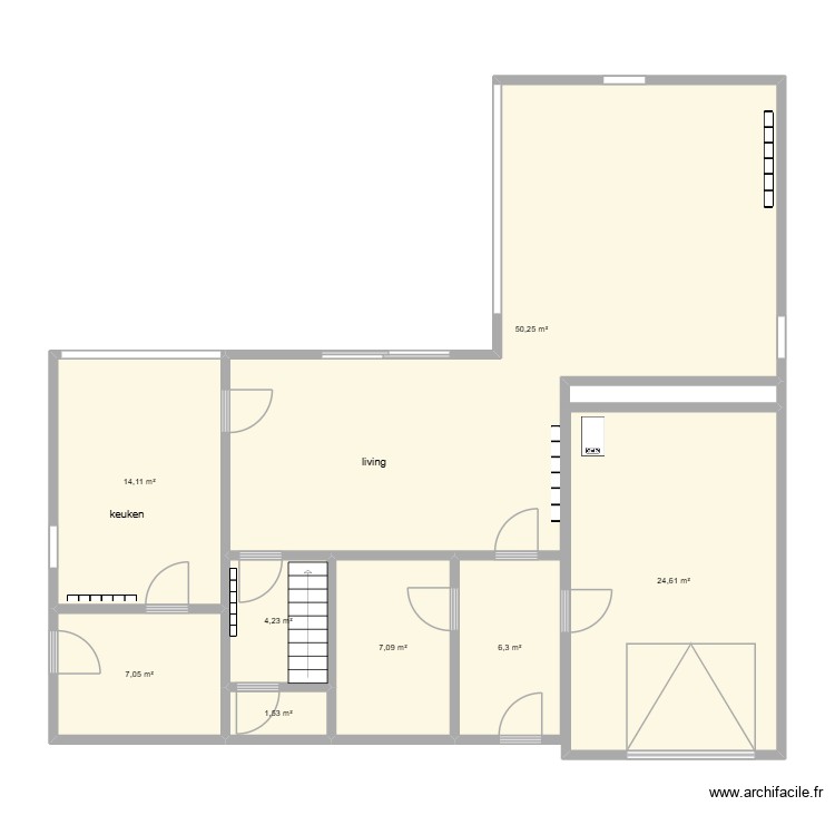 vlaschaard. Floor plan with 0 room and 0 m2