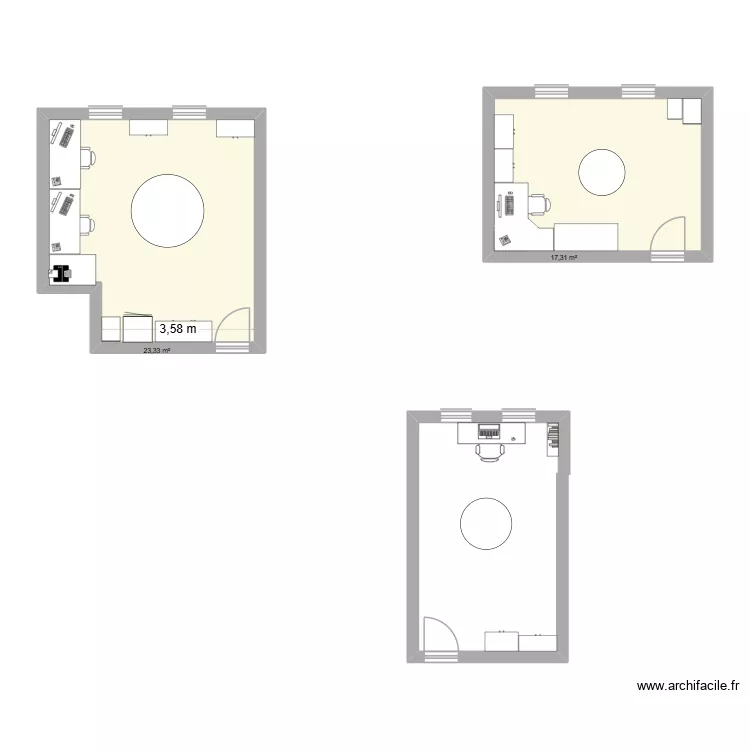 salas. Floor plan with 2 Rooms and 41 m² salas. Floor plan with 2 Rooms and 41 m²