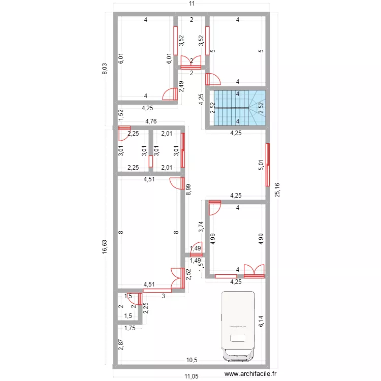 cff. Floor plan with 