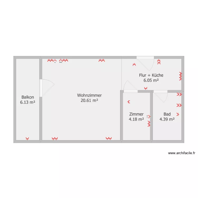 lk.l&ouml;. Floor plan with 