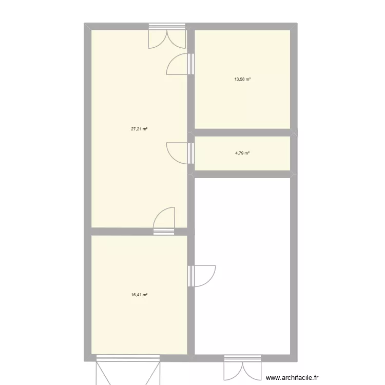 casa yas. Floor plan with 4  and 62 m²