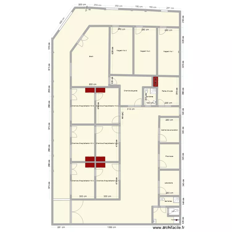 sonia vue en plan ancien plan. Floor plan with 